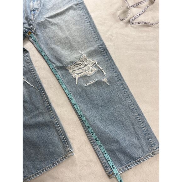 New SLVRLAKE London High Rise Broken Dreams Ripped Distressed Jeans Capsule Fall - Picture 10 of 10